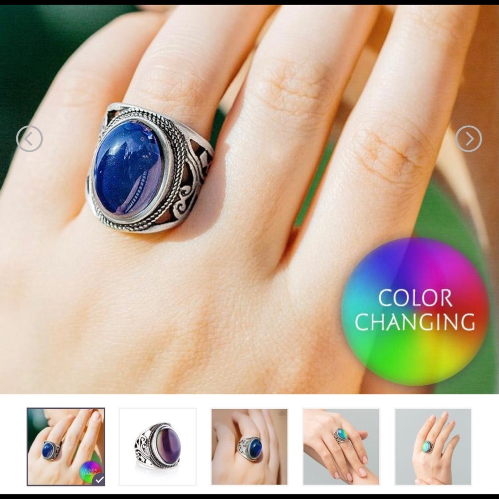Iconic mood ring. Size 8 ring.